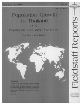 Population Growth in Thailand