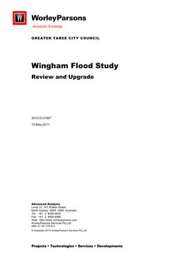 Wingham Flood Study Review and Upgrade