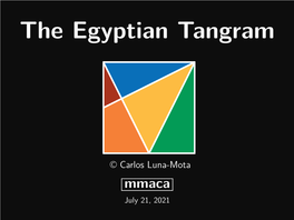 The Egyptian Tangram