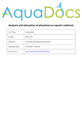 The Freshwater Biological Association