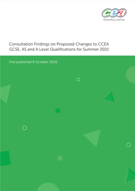 CCEA Consultation on Proposed Changes 2021 [FINAL DRAFT] V2 for Design, with Queries 14-09-DESIGN-VERSION-Trackaccept