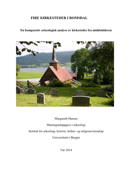 Fire Kirkesteder I Romsdal