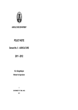 STATE GOVERNMENT AGRL. POLICIES-2011-12.Pdf