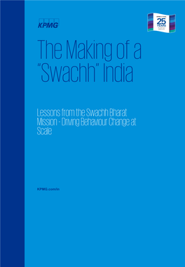 Lessons from the Swachh Bharat Mission - Driving Behaviour Change at Scale