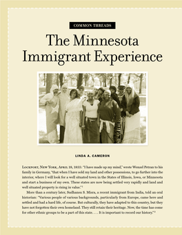 The Minnesota Immigrant Experience