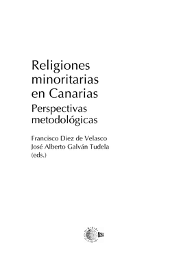 Religiones Minoritarias En Canarias Perspectivas Metodológicas