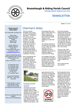 Newsletter Issue 2