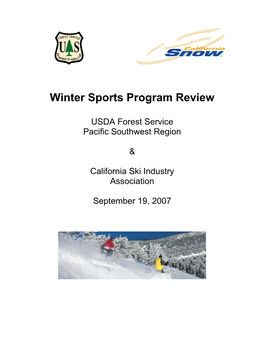 Winter Sports Program Review