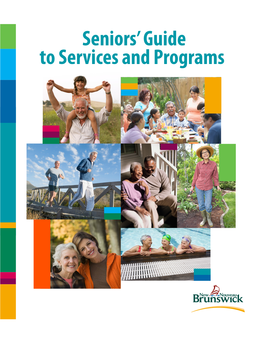 Seniors'guide to Services and Programs