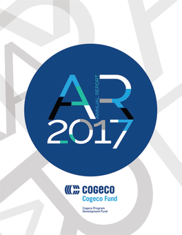 2017 Cogeco Fund Annual Report