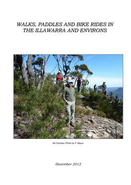 Walks, Paddles and Bike Rides in the Illawarra and Environs