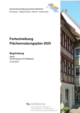 Fortschreibung Flächennutzungsplan 2025