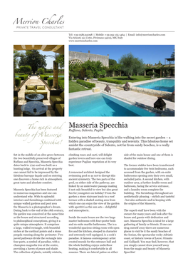 Masseria Specchia