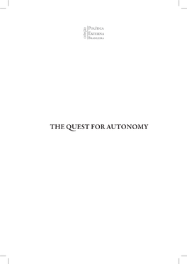 The Quest for Autonomythe Quest For