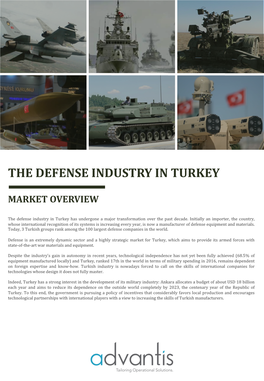 The Defense Industry in Turkey