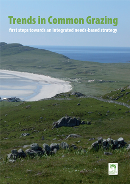 Trends in Common Grazing First Steps Towards an Integrated Needs-Based Strategy Funding and Acknowledgements