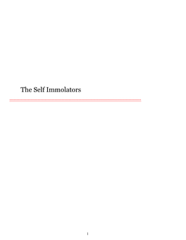 The Self Immolators