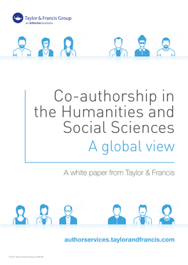 Co-Authorship in the Humanities and Social Sciences