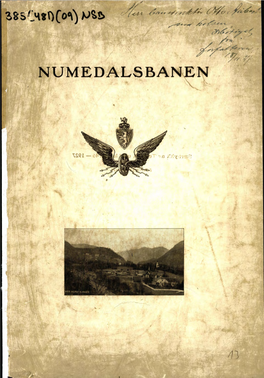 Numedalsbanen 1927.Pdf (3.276Mb)