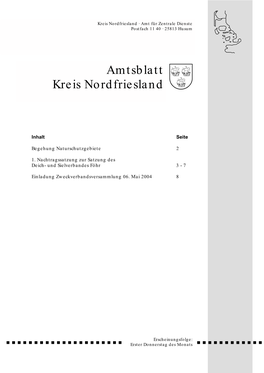 Amtsblatt Kreis Nordfriesland