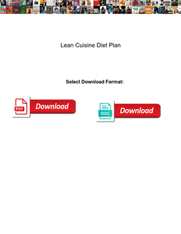 Lean Cuisine Diet Plan