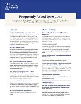 Frequently Asked Questions