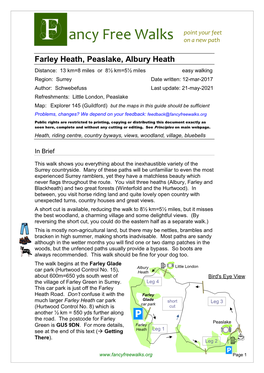 Farley Heath, Peaslake, Albury Heath