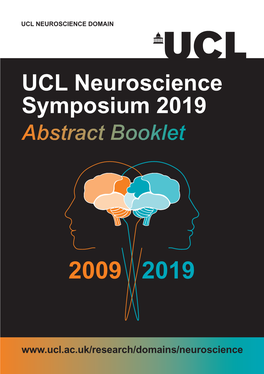 UCL Neuroscience Symposium 2019 Abstract Booklet