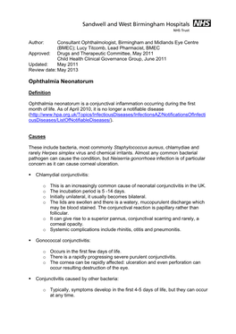 OPHTHALMIA-NEONATORUM.Pdf