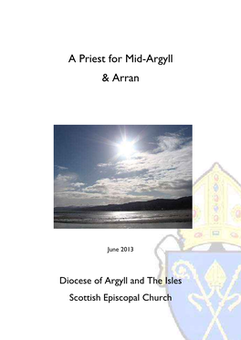A Priest for Mid-Argyll & Arran