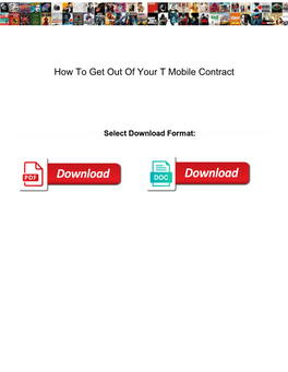 How to Get out of Your T Mobile Contract