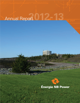 Annual Report 2012-2013 2 Mactaquac Generating Station