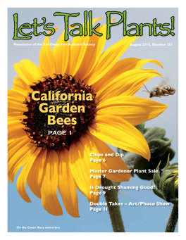 California Garden Bees Page 1