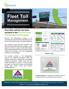 Fleet Toll Management