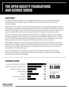 The Open Society Foundations and George Soros