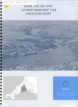 Seaton, Looe and Fowey Catchment Management Plan Consultation Report
