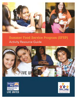 Summer Food Service Program Activity Resource Guide