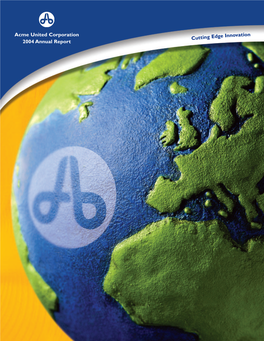 Acme United Corporation 2004 Annual Report