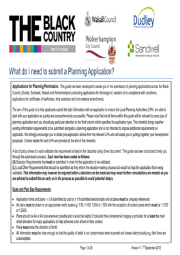 What Do I Need to Submit a Planning Application?