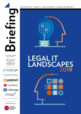 Briefing LEGAL IT LANDSCAPES 2019
