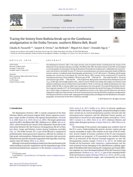 Tracing the History from Rodinia Break-Up to the Gondwana Amalgamation in the Embu Terrane, Southern Ribeira Belt, Brazil