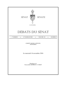 Débats Du Sénat