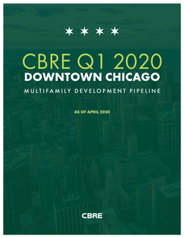 Downtown Chicago Multifamily Development Pipeline