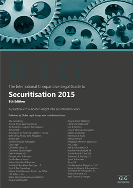 Securitisation 2015 8Th Edition