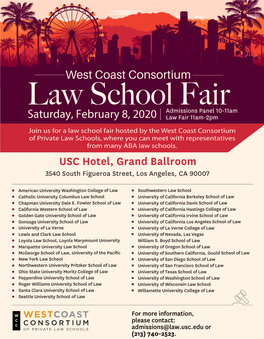 Law School Fair-Westcoast