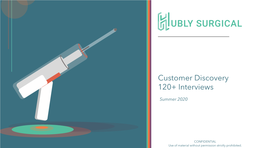 Customer Discovery 120+ Interviews