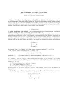 “On a Hopf Algebra in Graph Theory” ([5])