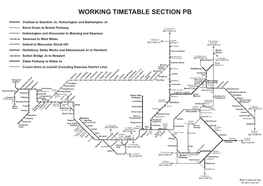 Working Timetable Section Pb