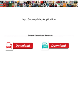 Nyc Subway Map Application
