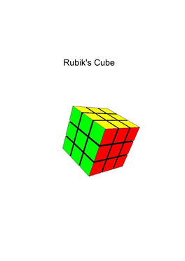 The Rubik's Cube